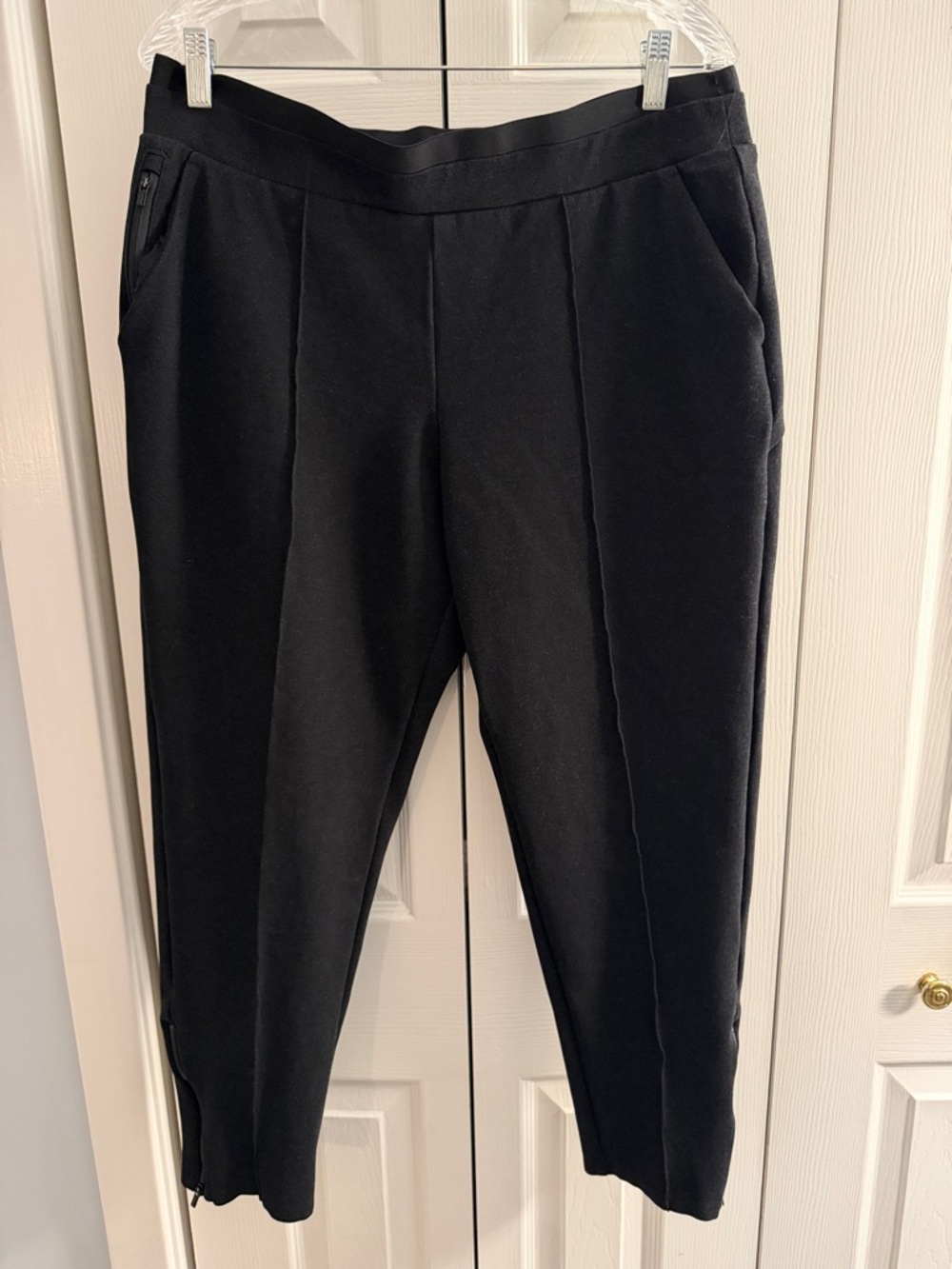 ATHLETA Venice Heathered Pintuck Pant (L)